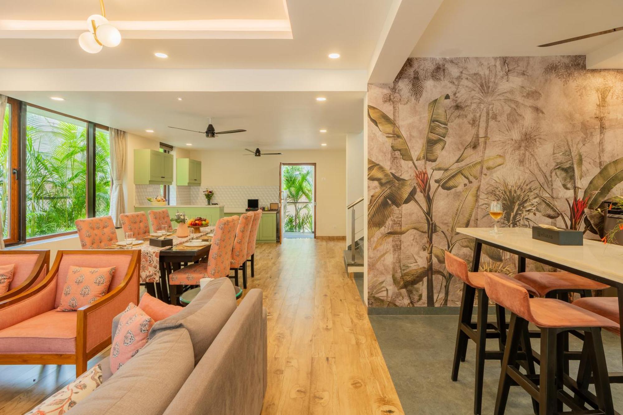 Elivaas 3 Bhk Pvt Pool & Bar - Villa Valerie Oxel Exterior photo
