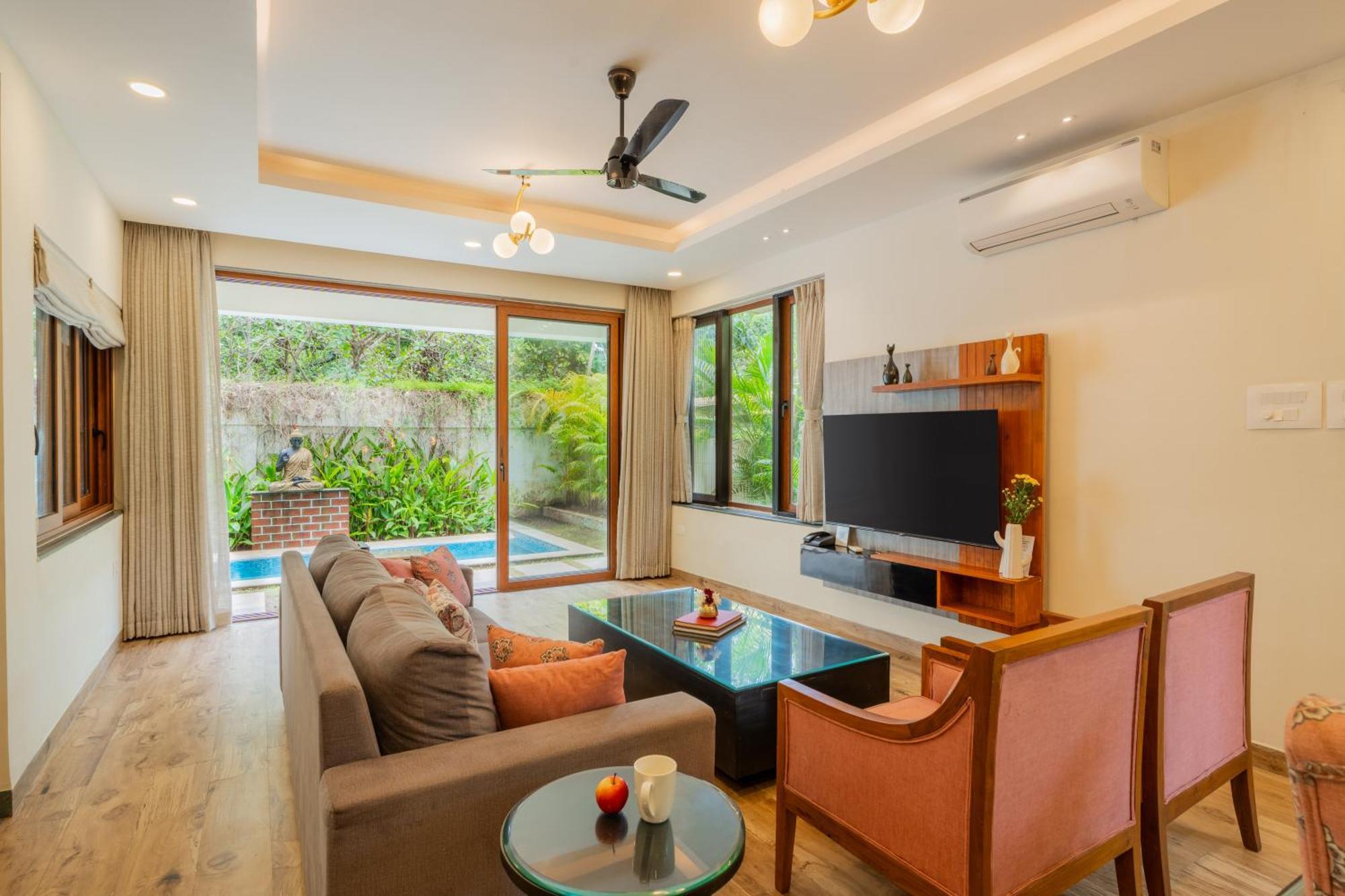 Elivaas 3 Bhk Pvt Pool & Bar - Villa Valerie Oxel Exterior photo