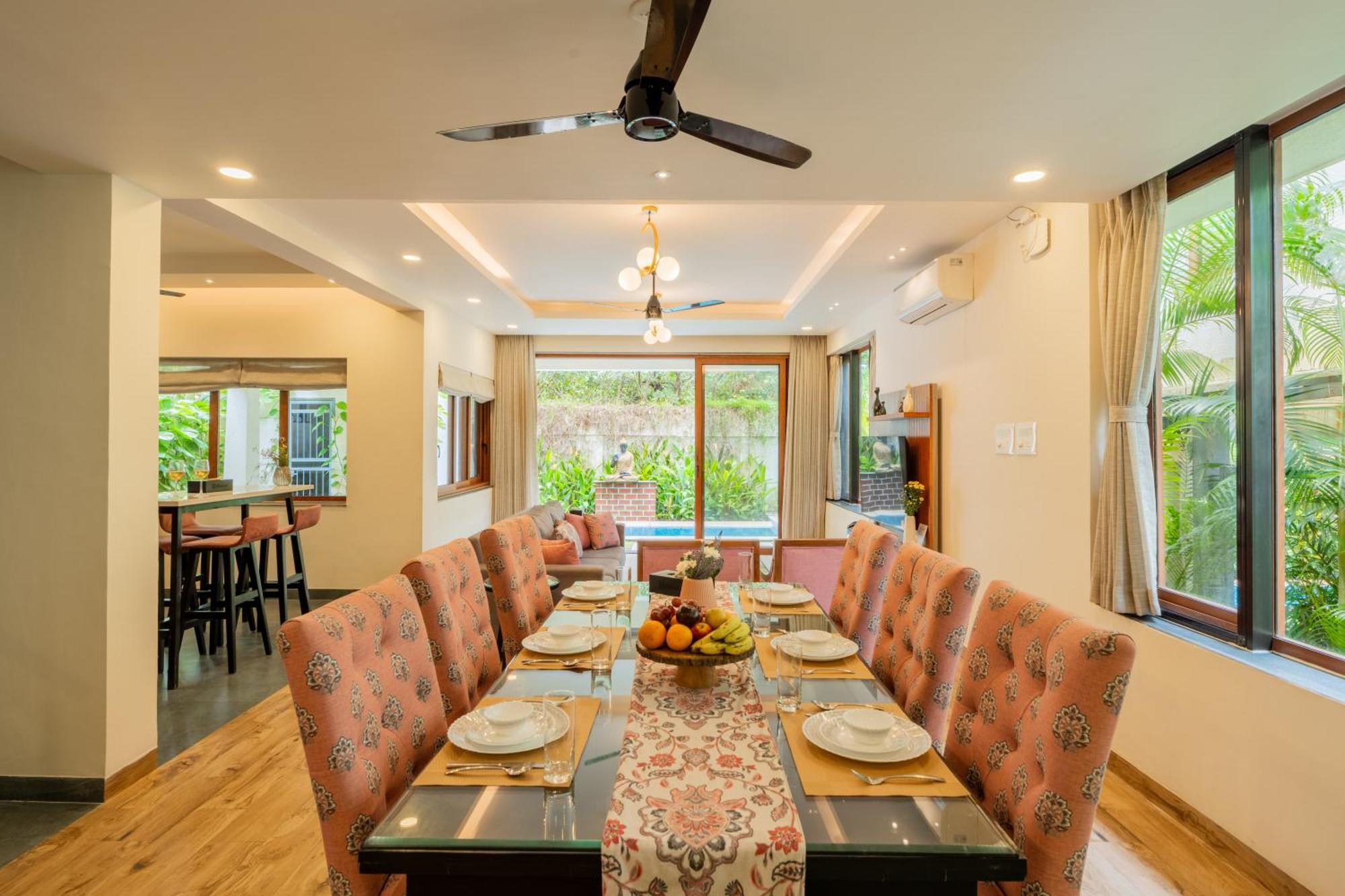 Elivaas 3 Bhk Pvt Pool & Bar - Villa Valerie Oxel Exterior photo