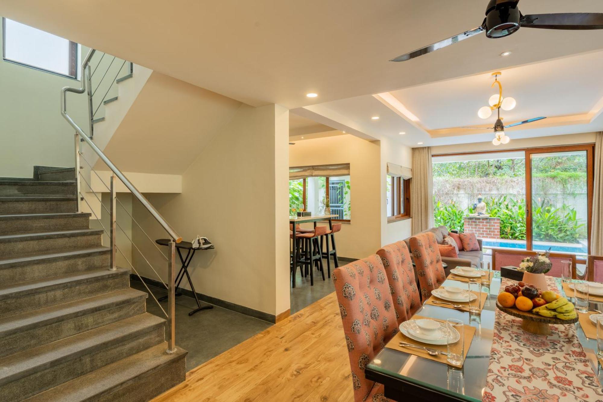 Elivaas 3 Bhk Pvt Pool & Bar - Villa Valerie Oxel Exterior photo