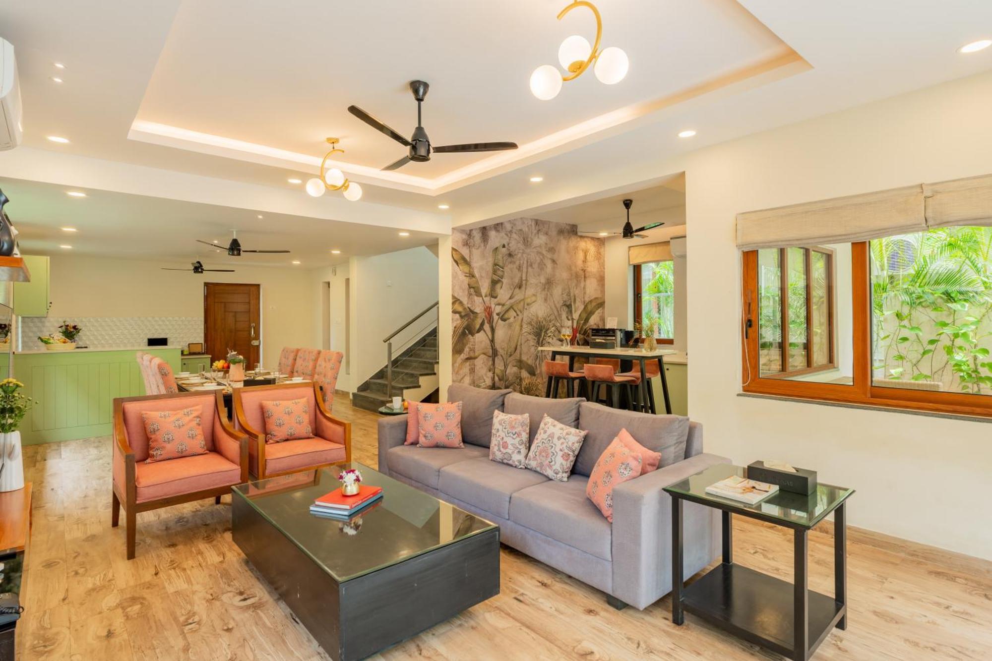Elivaas 3 Bhk Pvt Pool & Bar - Villa Valerie Oxel Exterior photo