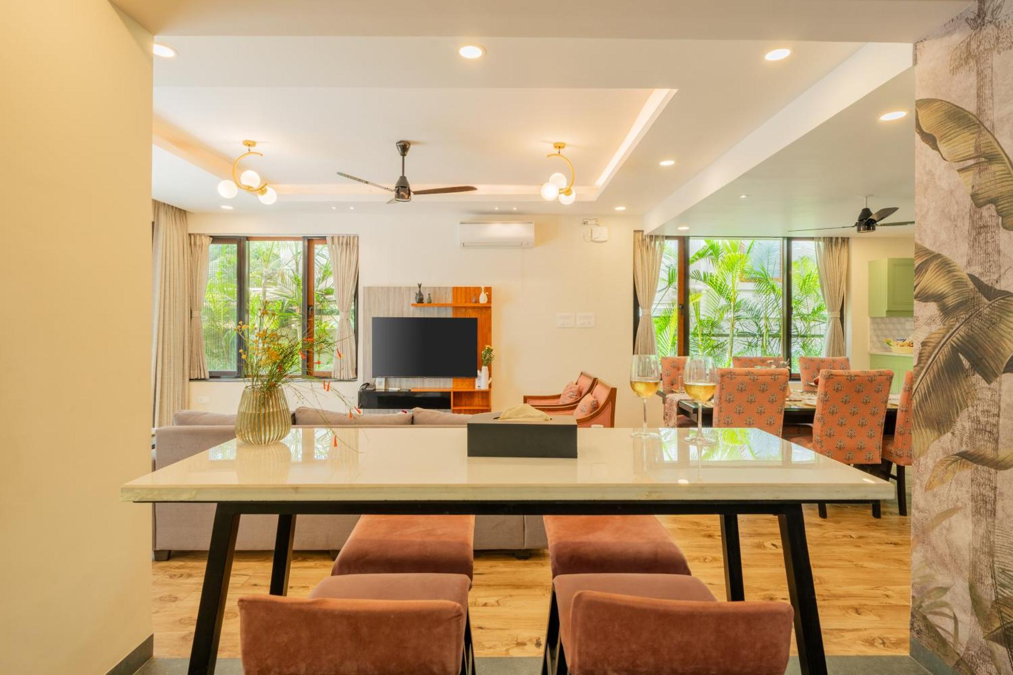 Elivaas 3 Bhk Pvt Pool & Bar - Villa Valerie Oxel Exterior photo